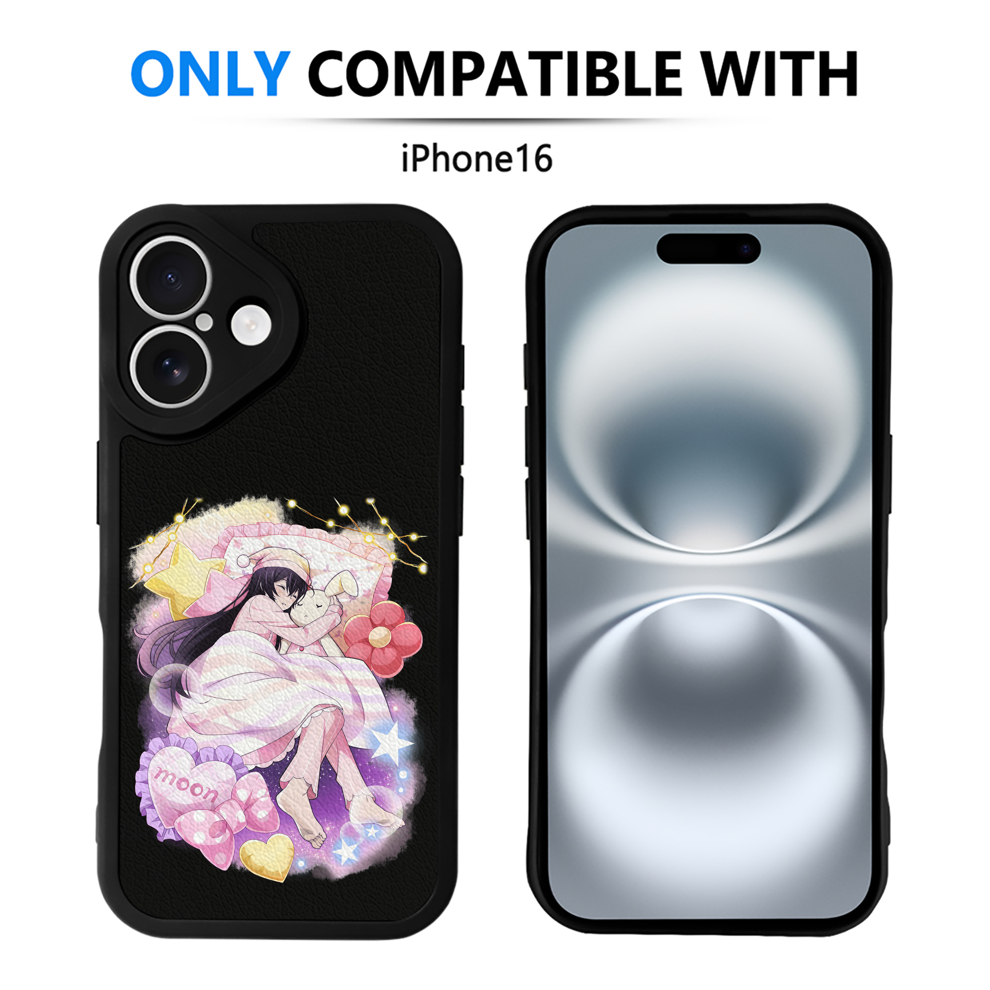 （画像用） 文豪ストレイドッグス Bungo Stray Dogs 【iPhone 16シリーズ対応】シリコンスマホケース（レザー調） 材質：シリコン